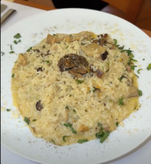 Risotto ai funghi porcini.